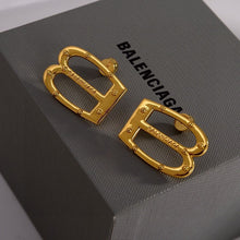 18K BB Gold Earrings