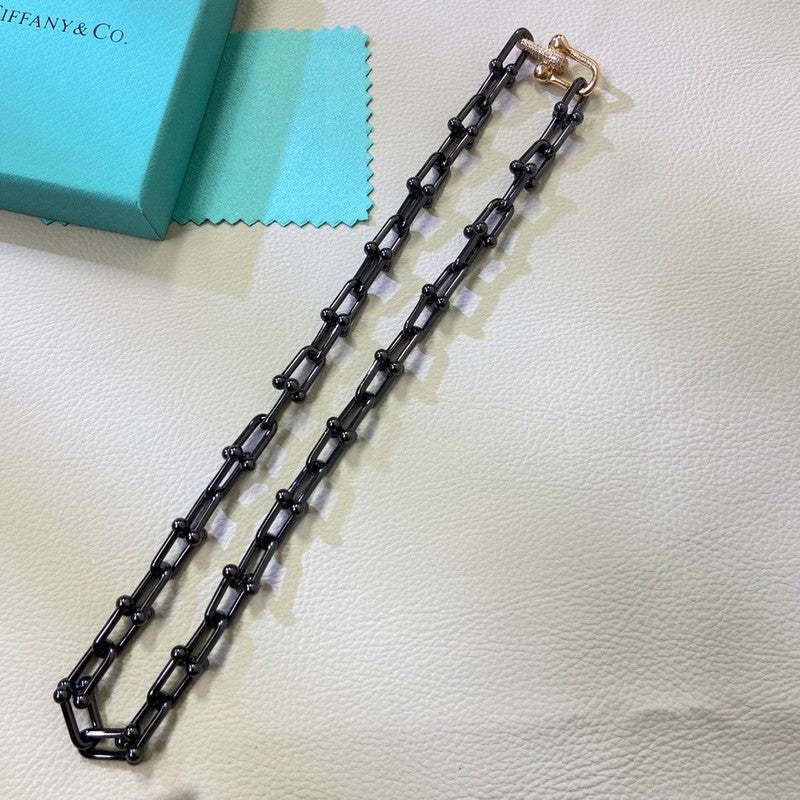 18K T HardWear Titanium Link Necklaces