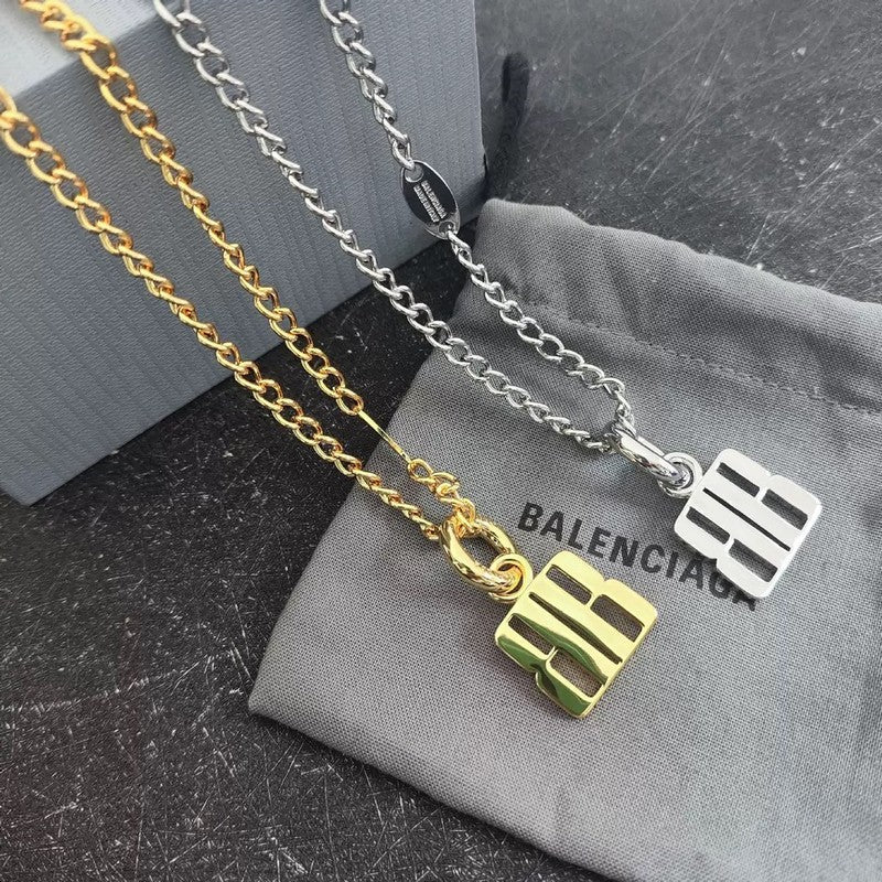 18K BB Gold Chain New Necklace