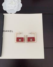 18K Red Bag Pendant Earrings