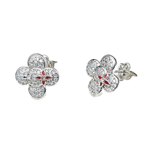 18k Louis Vivienne Diamond Earrings