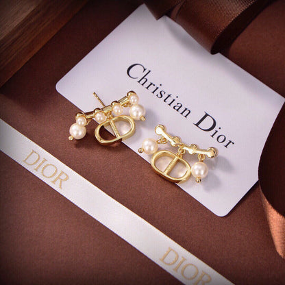 18K CD Tribales Pearls Earrings