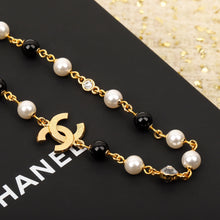 18K CC Black Pearls Necklace
