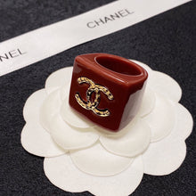 18K Chanel Vintage Red Ring