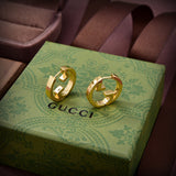 18K GG Hollow Earrings