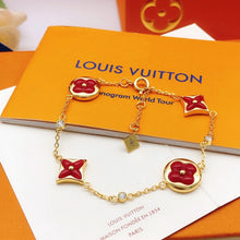 18K Louis Blossom Red Flower Bracelet