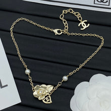 18K CC Camellia Necklace