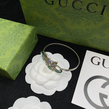 Double G Interlocking G & Butterfly Bracelet