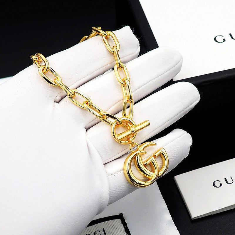 18K GG Interlocking G Gold Bracelet