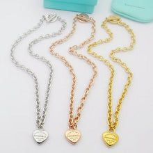 18K Return to Tiffany Full Heart Tag Chain Necklace