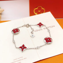 18K Louis Blossom Red Flower Bracelet