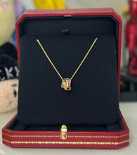 18K Trinity Cushion Necklace