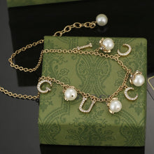 18K Double G Pearl Necklace