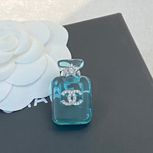 18K CC Perfume Color Bottle Brooch