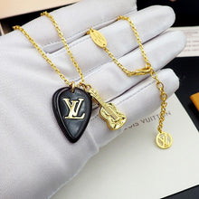 18K Louis Picks Pendant Necklace