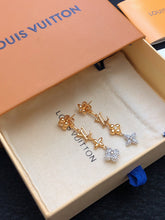 18K Louis Monogram Earrings