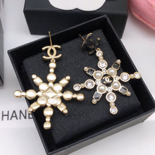 18K CC Snow Flowers Earrings