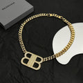 18K BB Chain Diamond Necklace