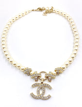 18K CC Pearls Chain Necklace