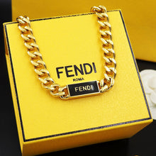 18K F Chain Necklace
