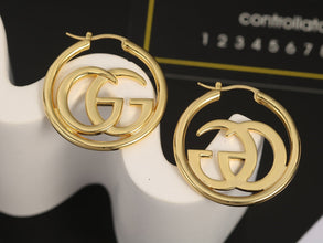 18K Double G Earrings