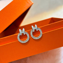 18K Clic H Diamond Earrings