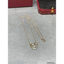 18K Trinity Heart Diamond Necklace