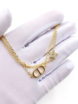 18K CD Star Diamond Bracelet