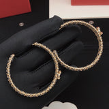 18K CC Strass Earrings