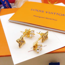 18K Louis Blossom Monogram Earrings