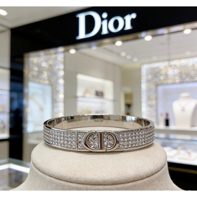 18K CD Diamond Gold Bracelet