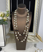 18K CC 23S Long Pearls Necklace