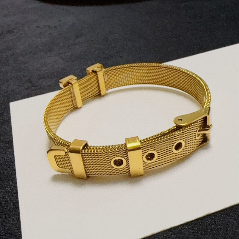 18K Clic H Gold Chain Bracelet