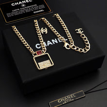 18K CC Red Bag Pendant Necklace