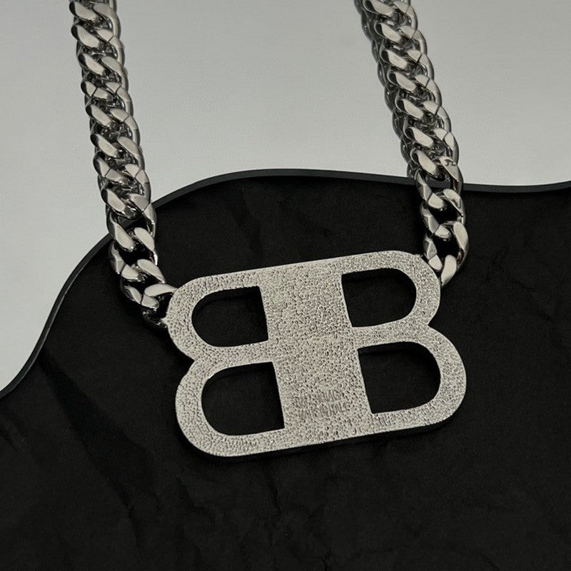 18K BB Chain Diamond Necklace