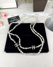 18K CC Pearls Long Necklace
