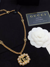 18K Double G Pearl Double G Necklace