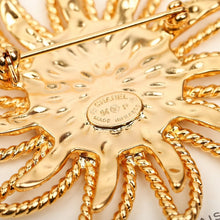 18K CC Sunflower Brooch