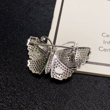 18K CC Butterfly Diamonds Brooch