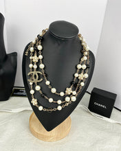 18K CC 24B Long Pearls Necklace