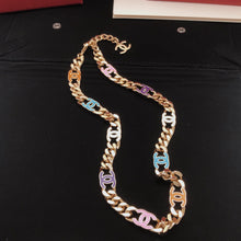 18K CC Color Chain Necklace