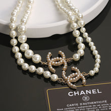 18K CC Long Pearls Necklace