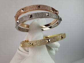 18K Collier De Chien Diamond H Bracelet