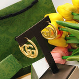 18K GG Big Gold Earrings