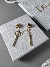 18K CD Vintage Tassel Diamonds Earrings