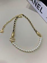 18K CC Pearl Chain Necklace