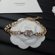 18K CC Diamond Chain Bracelet