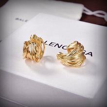 18K BB Gold Earrings