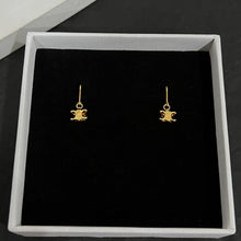 18K Triomphe Solitaire Earrings