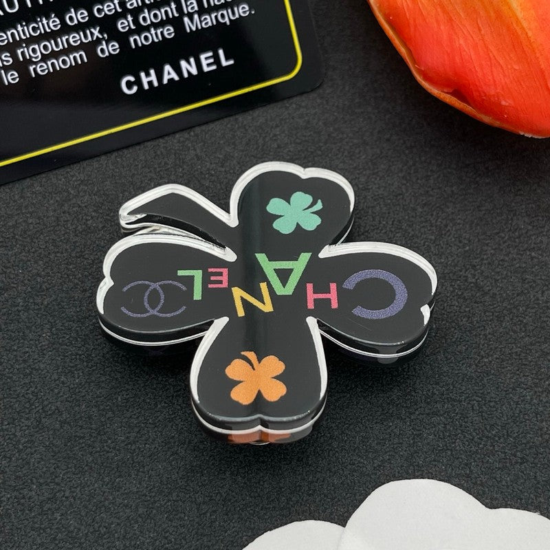 18K CC Color Flower Brooch